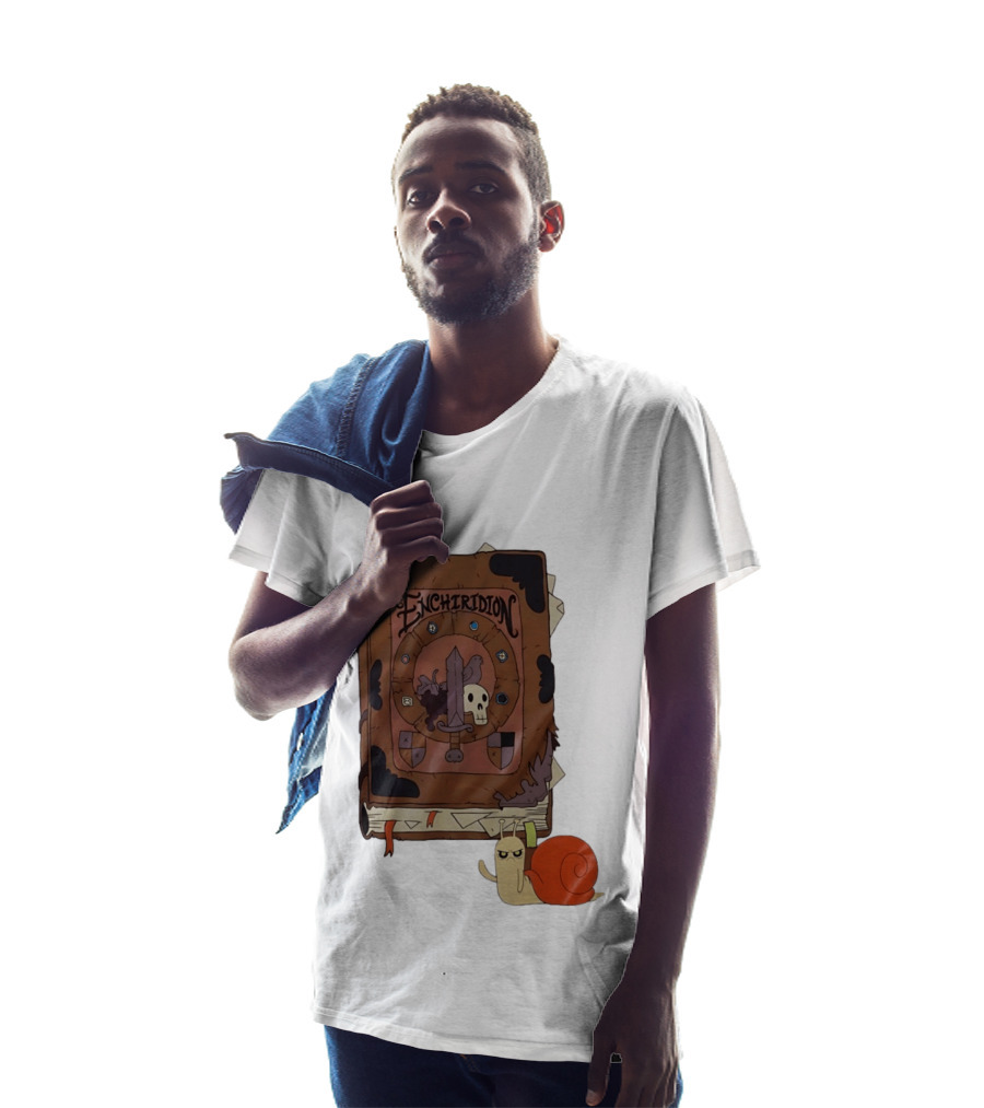 Adventure Time Enchiridion Snail Cartoon Network Book T-Shirt