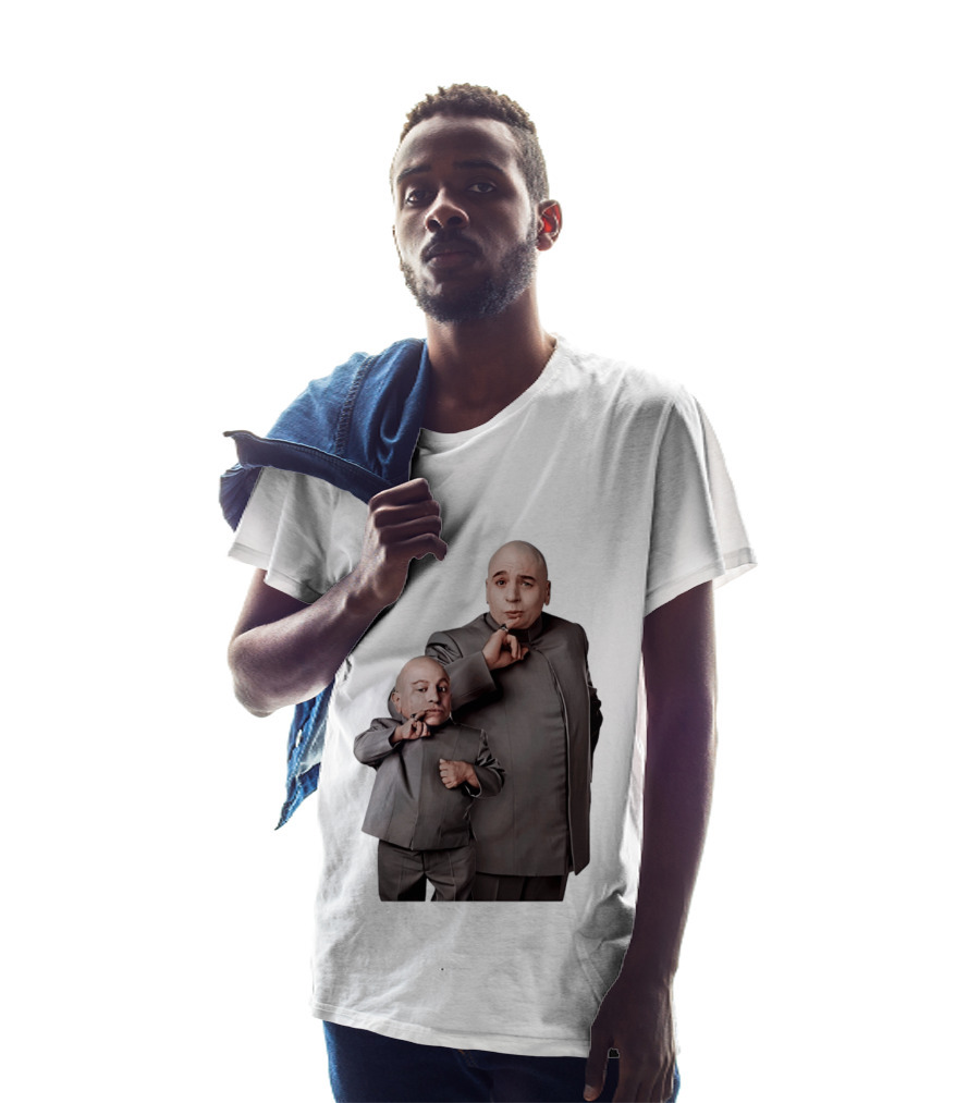 Dr Evil And Mini Me Iconic Duo Mike Myers Verne Troyer T-Shirt