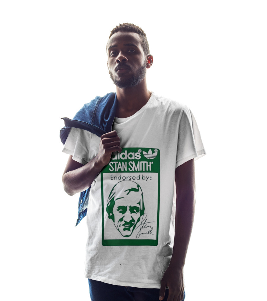 Adidas Stan Smith Endorsed Logo Green T-Shirt