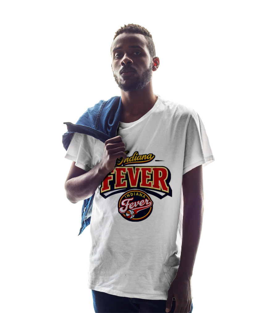 Indiana Fever WNBA Basketball Team Logo Historic T-Shirt