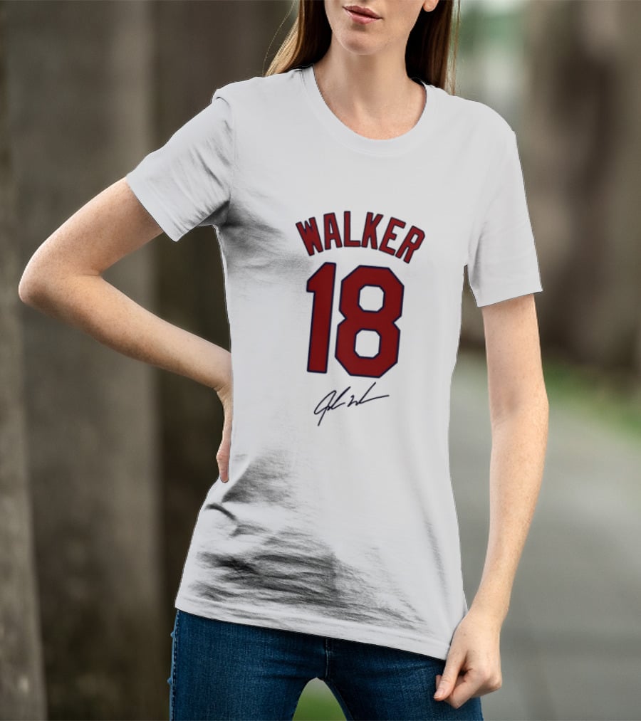 Walker 18 St Louis Cardinals Signature T-Shirt