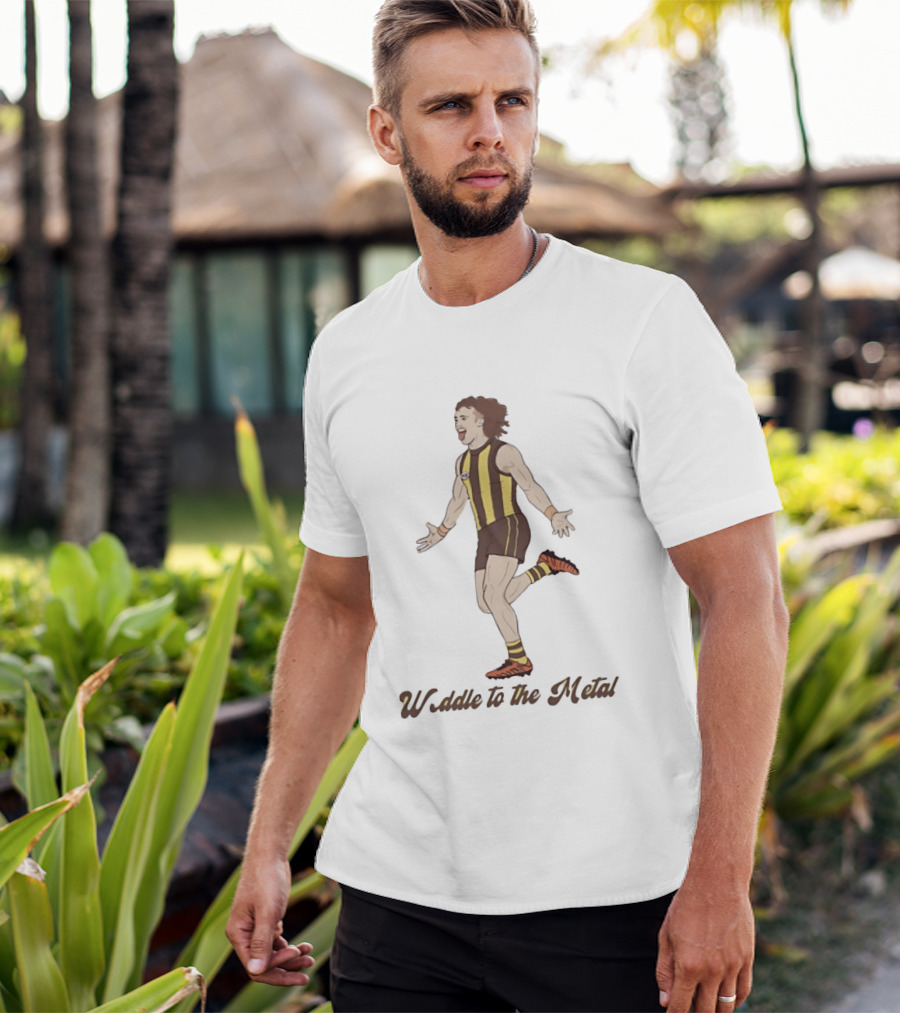 Weddle To The Metal Hawthorn Football Club Josh Weddle T-Shirt