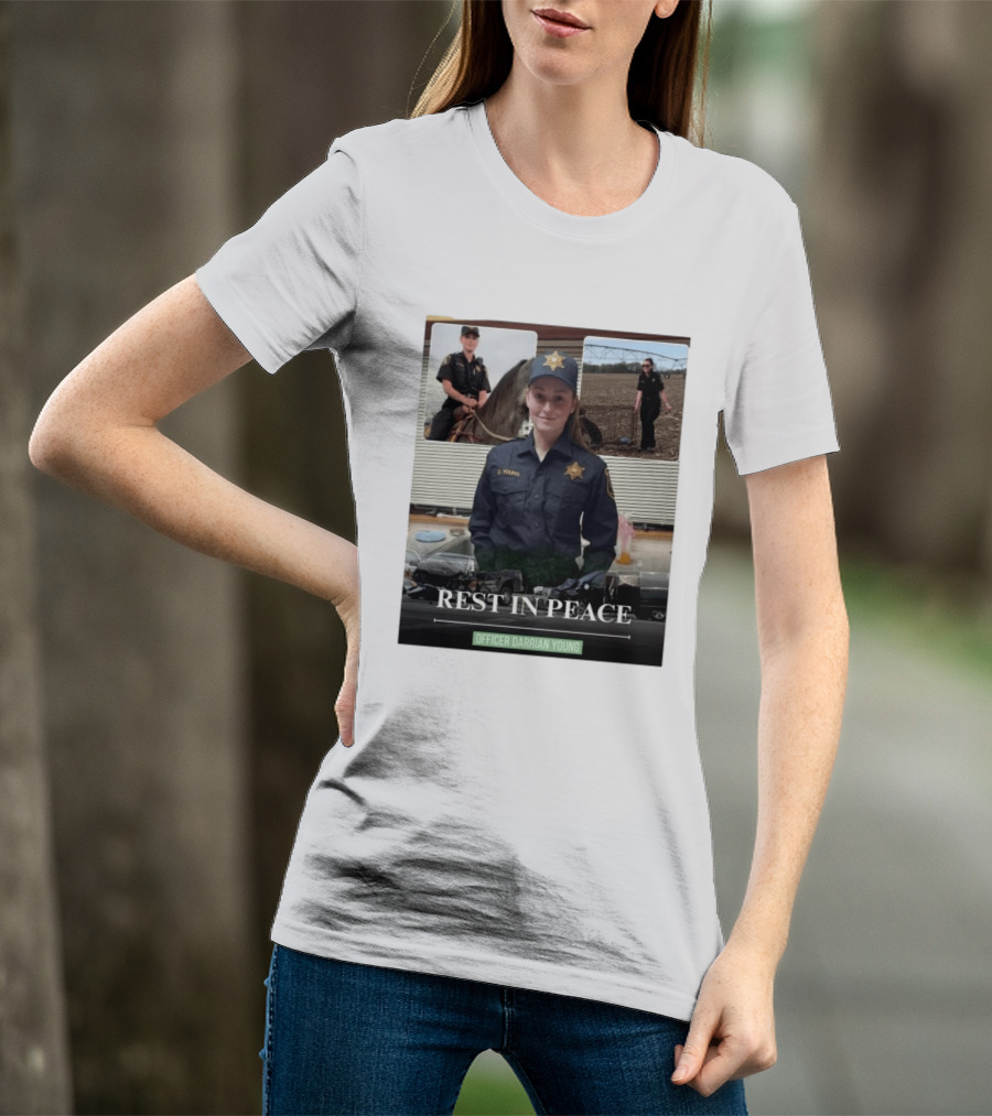 Rest In Peace Officer D. Young Memorial T-Shirt