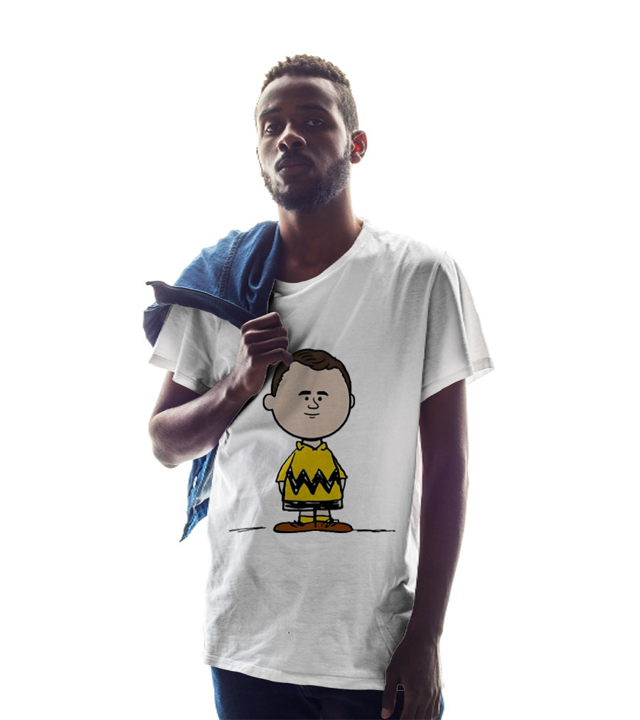 Charlie Brown Peanuts Football Wayne Rooney Mashup T-Shirt
