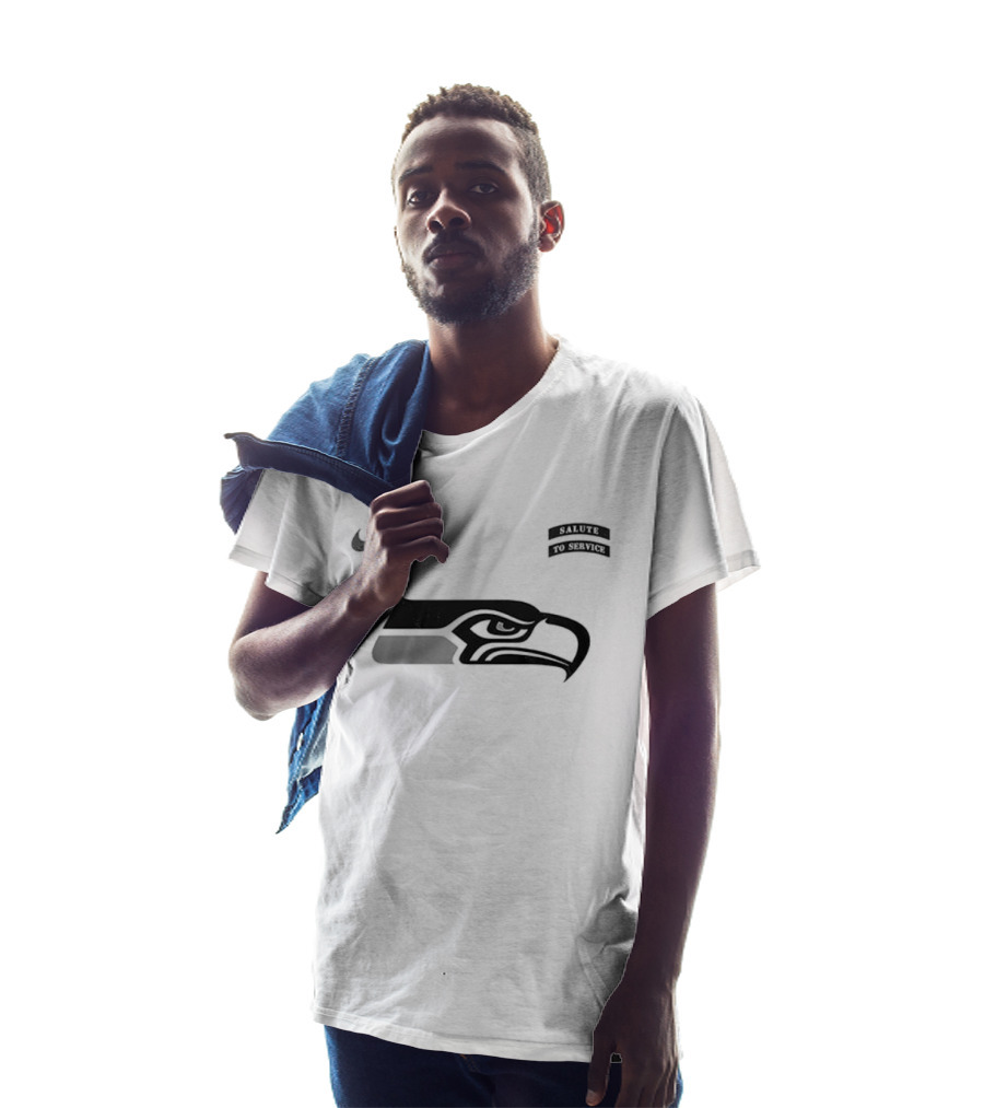 Nike Seattle Seahawks Salute To Service Name And Number T-Shirt