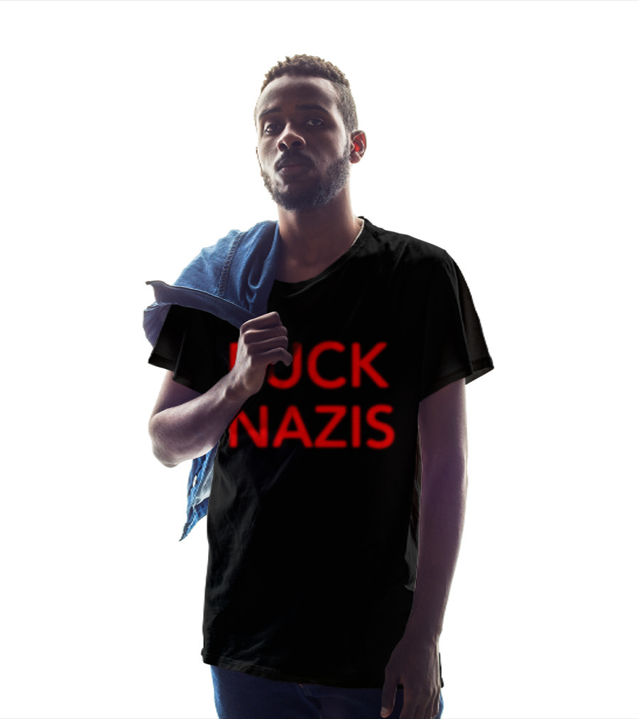 Merchnow Store I Declare War Fuck Nazis Black T-Shirt