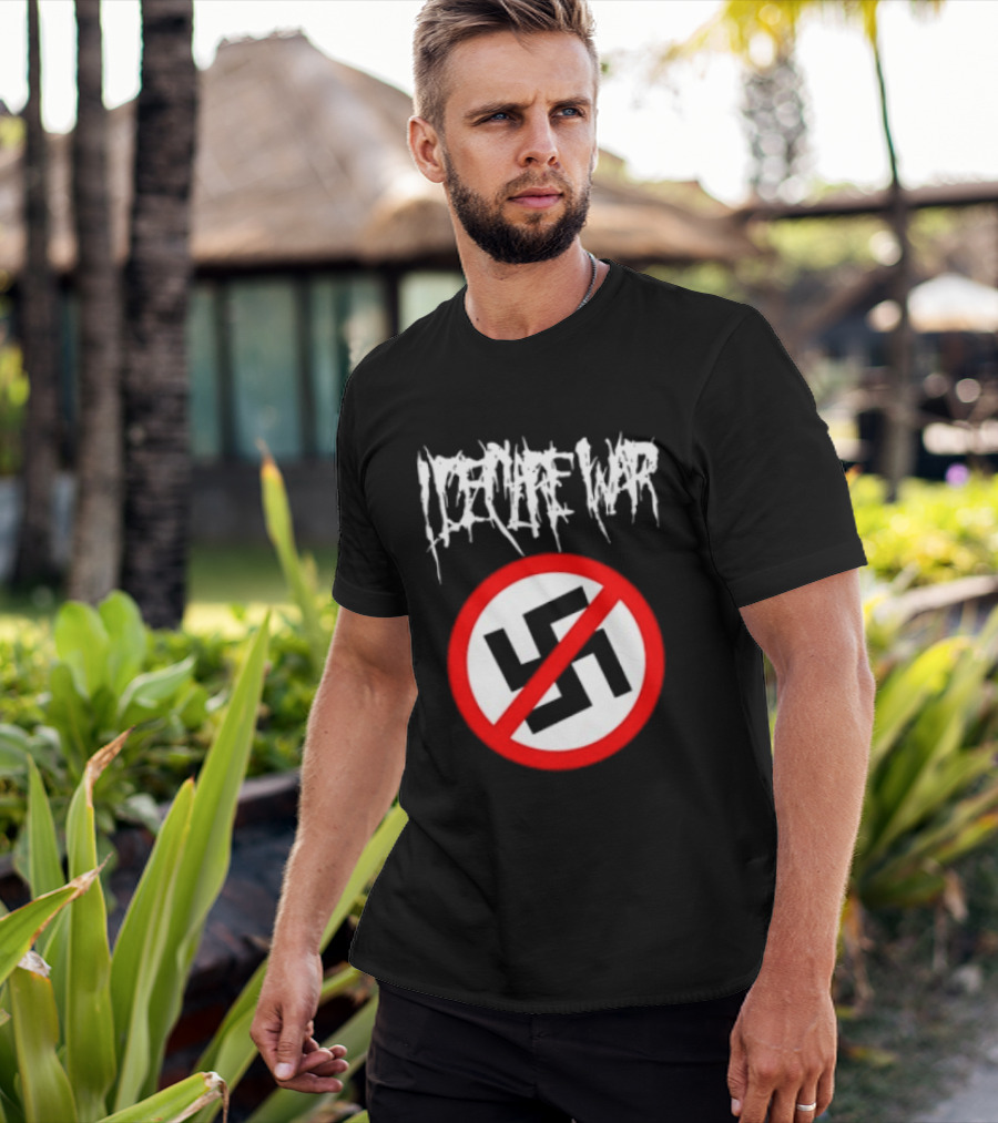 I Declare War Anti Nazi Symbol Graphic Merchnow Collection T-Shirt