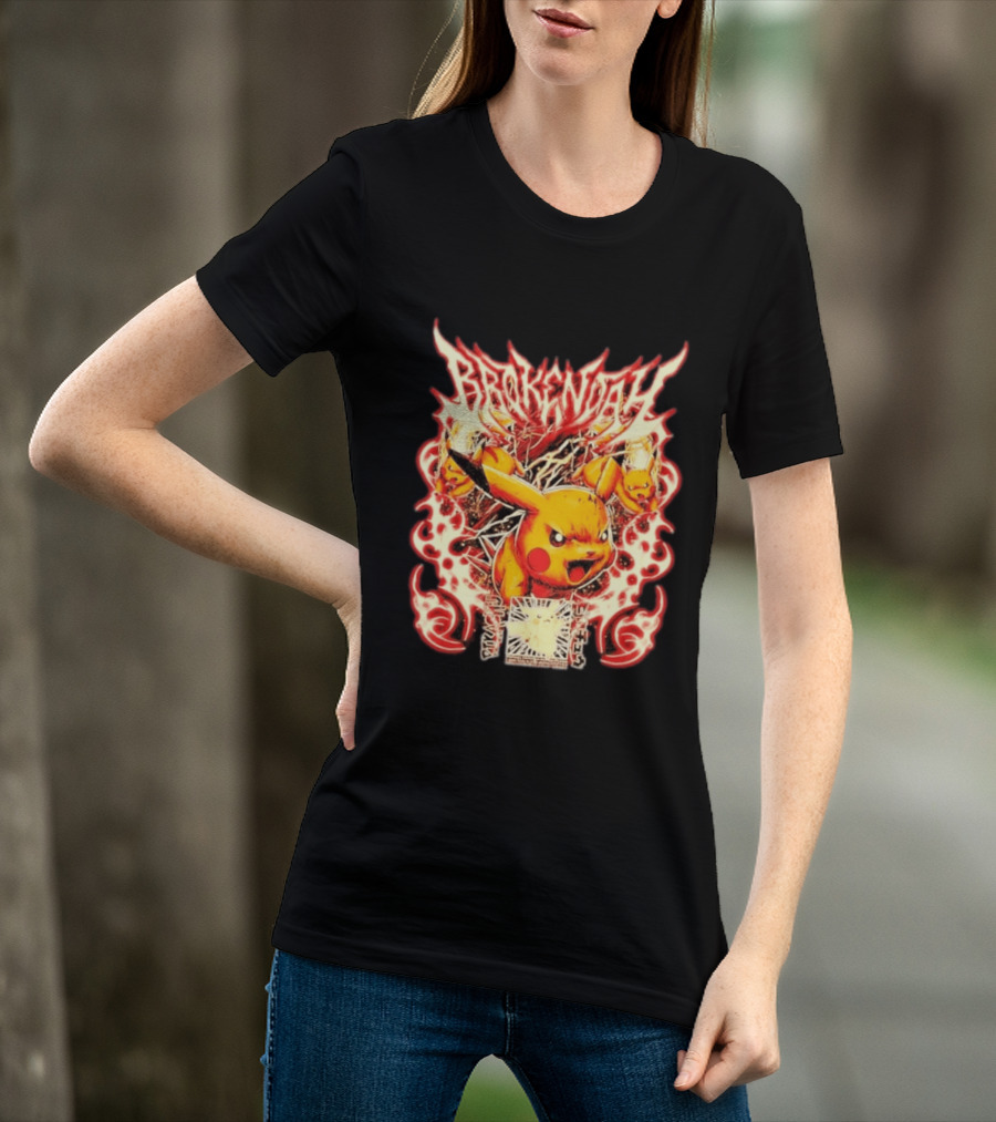 Brokendah High Voltage Pikachu Pokémon Electric Burst T-Shirt