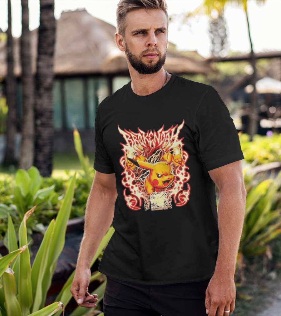 Brokendah High Voltage Pikachu Pokémon Electric Burst T-Shirt