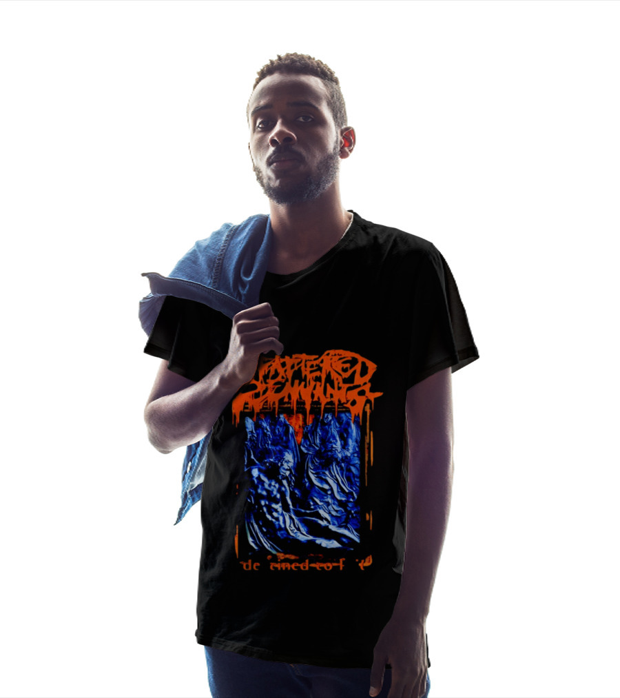 Scattered Remnants Destined To Fail Death Metal Album Cover T-Shirt
