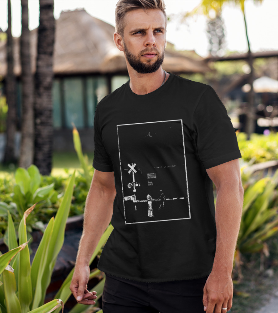 Jack White Essex Junction VT July 15 2026 Railroad Crossing Scene T-Shirt