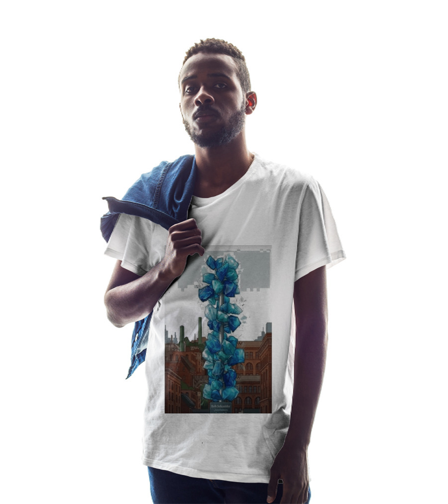 Bob Schneider Jazzbones Tacoma Washington August 7 2026 Blue Crystal Cityscape T-Shirt