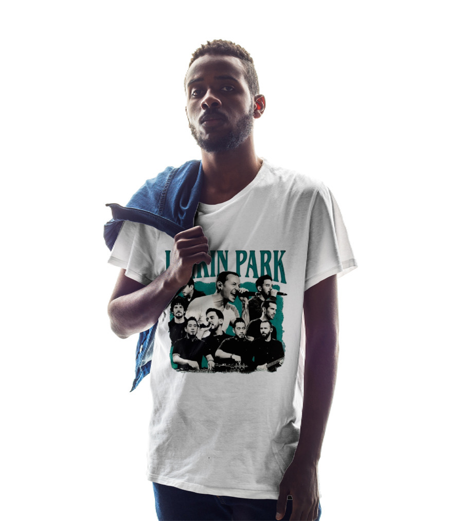 Linkin Park Chester Bennington Mike Shinoda Band Collage T-Shirt