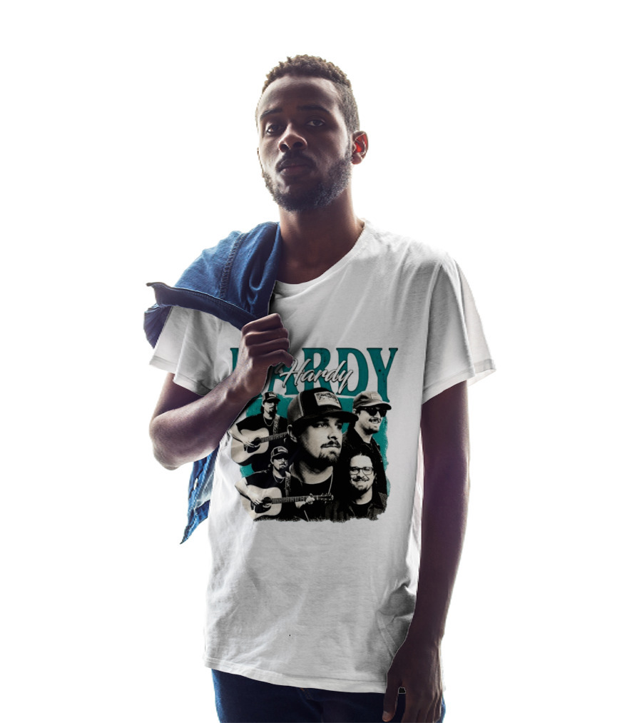 Hardy Country Music Singer Montage Collage T-Shirt