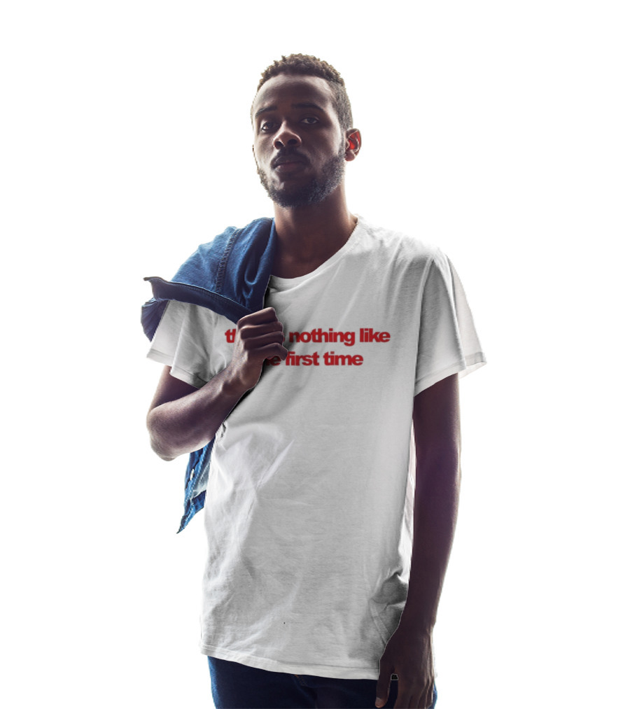 Lake Drive Store There's Nothing Like The First Time Cherry Crop T-Shirt