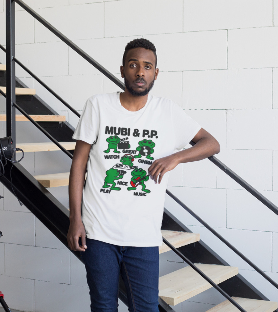 Mubi & P.P. Great Cinema Play Nice Music T-Shirt