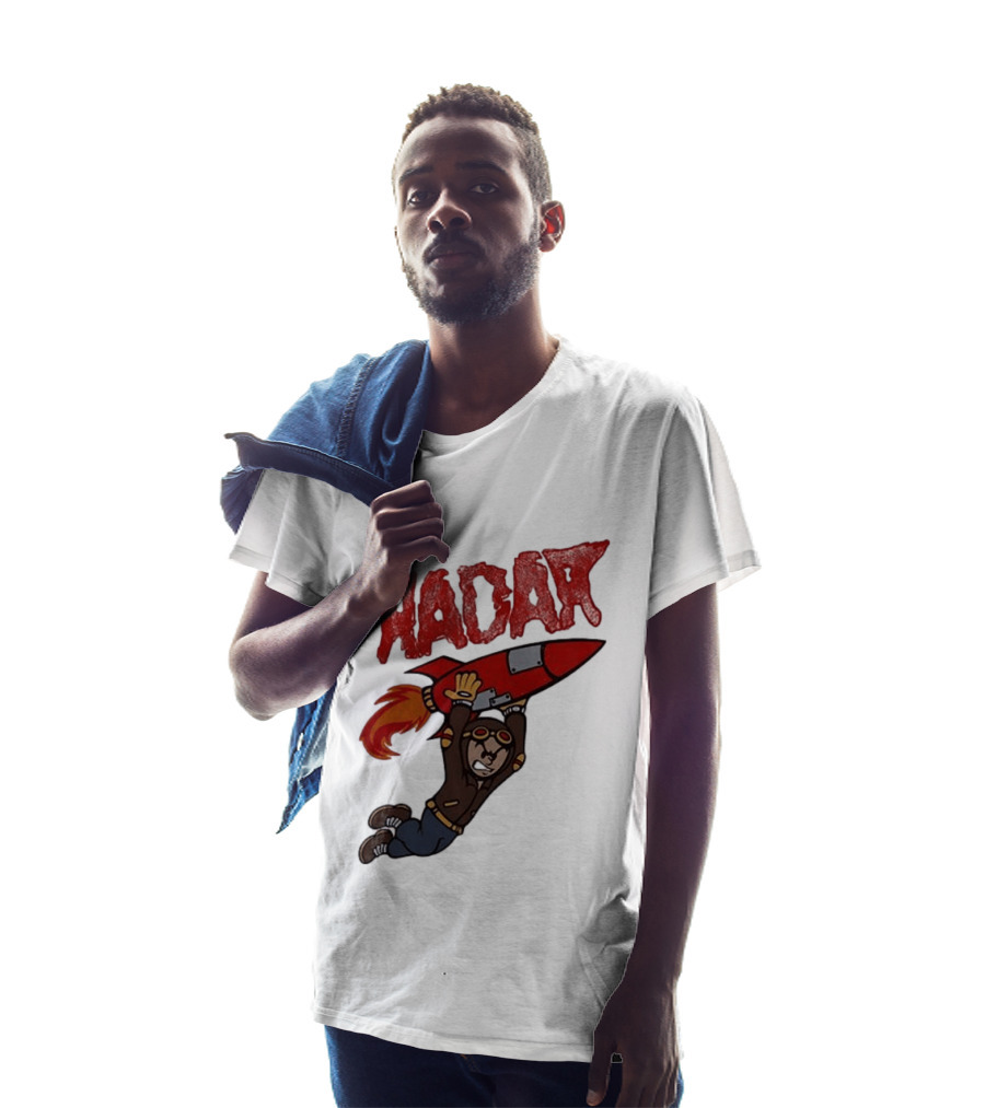 Radar Rocket Cartoon Pilot Heat Seekers T-Shirt