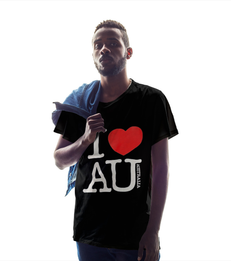 I Love AU Heart Australia Souvenir T-Shirt