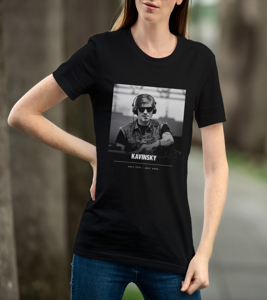 Kavinsky July 1975 July 2026 Retro DJ T-Shirt