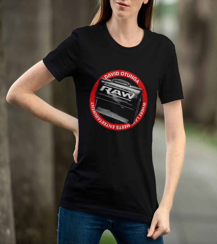 David Otunga Raw Attorney Briefcase Where Law Meets Entertainment T-Shirt