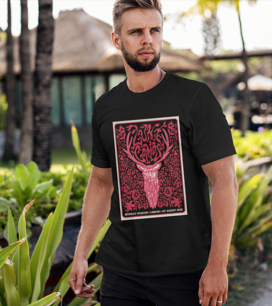 Luke Combs Wembley Stadium London 1st August 2026 Floral Antler T-Shirt