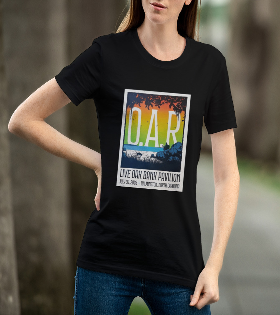 O.A.R. Live Oak Bank Pavilion July 30 2026 Wilmington North Carolina T-Shirt
