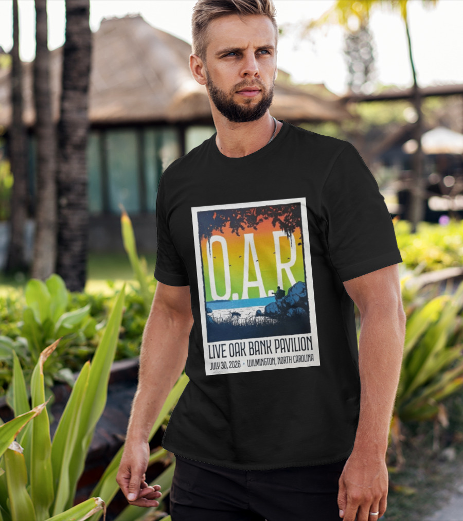 O.A.R. Live Oak Bank Pavilion July 30 2026 Wilmington North Carolina T-Shirt