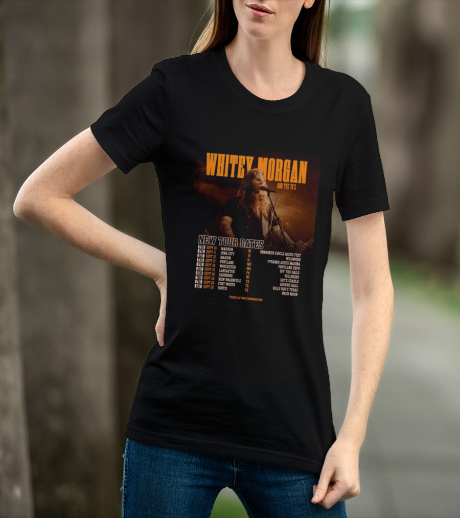 Whitey Morgan And The 78's New Tour Dates 2026 Concert Schedule T-Shirt