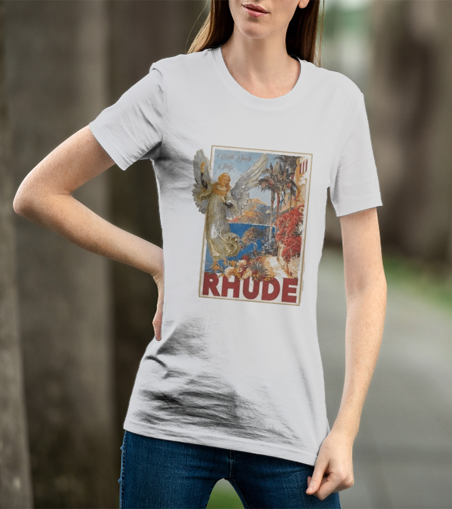 2 Chainz Rhude With Gods Help Angel Scenic Landscape T-Shirt