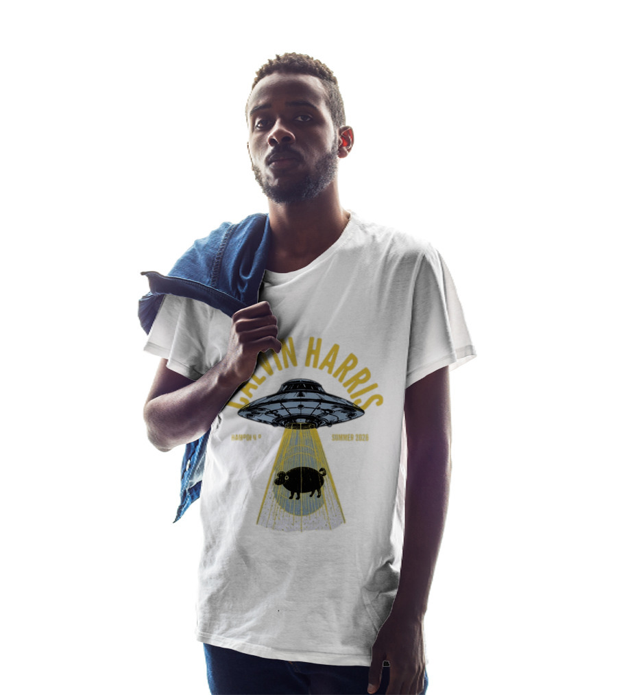 Calvin Harris UFO Sheep Hampden Park Summer 2026 T-Shirt