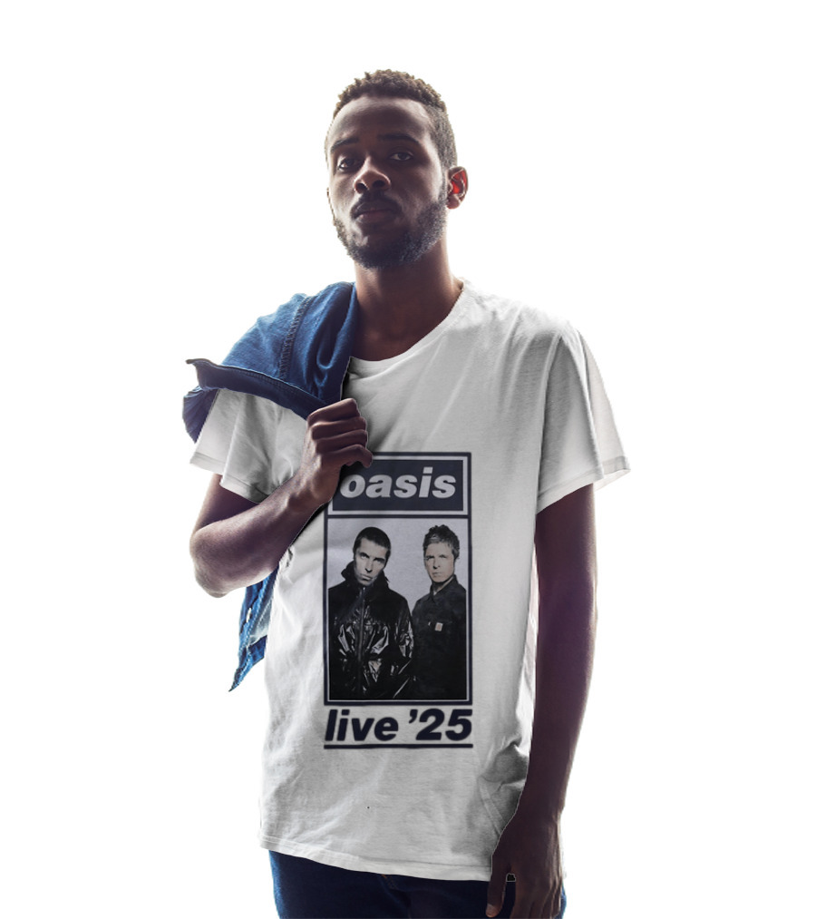 Oasis Live 2025 Liam Gallagher Band Tour T-Shirt