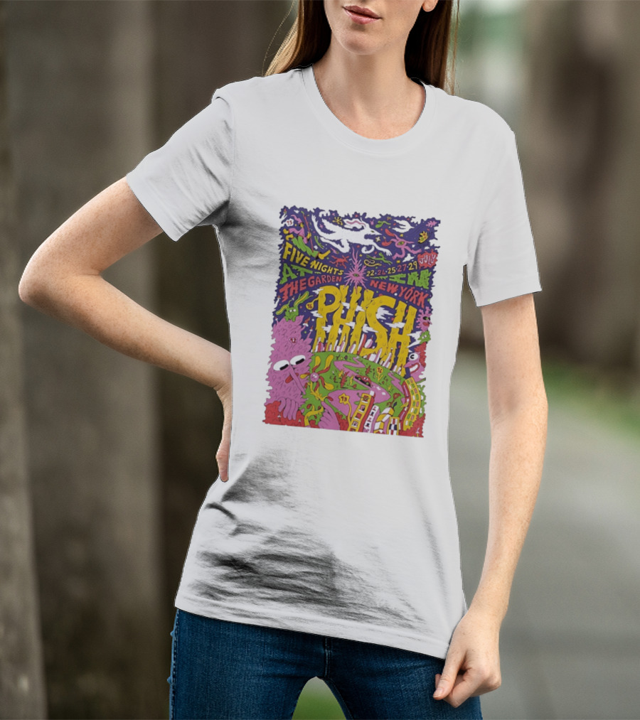 Phish Five Nights At The Garden New York July 2023 Concert T-Shirt