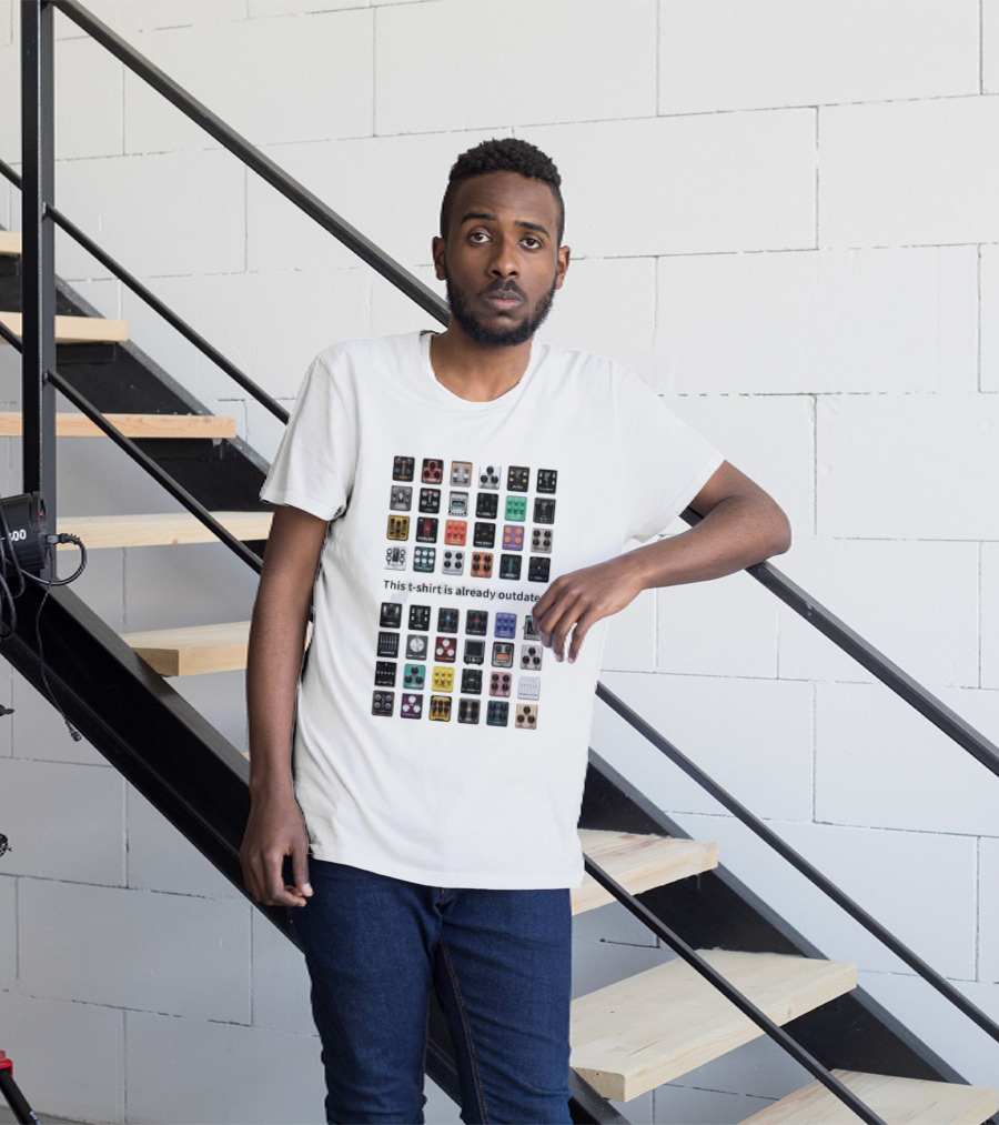 This Is Already Outdated Guitar Pedal Collection Effects T-Shirt