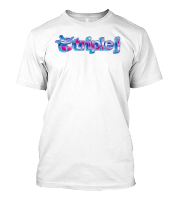Triple J Dot Wav White T-Shirt