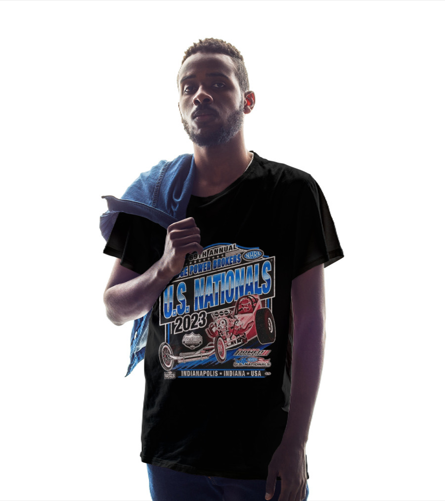 69th Annual Dodge Power Brokers NHRA U.S. Nationals 2023 Lucas Oil Raceway Indianapolis Indiana USA T-Shirt