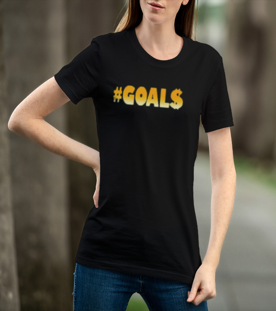 2024 New Year Money Goals Hashtag Wealth Ambitions Motivation T-Shirt