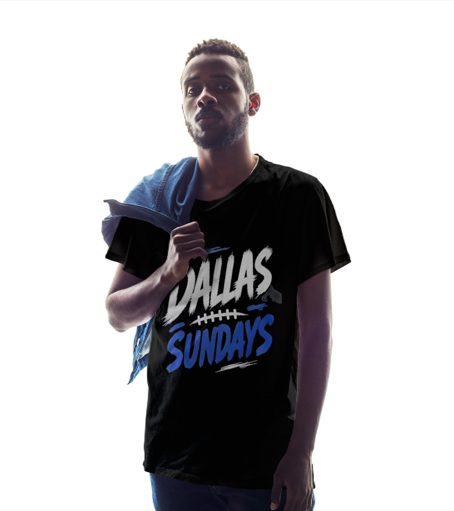 Dallas Sundays Football Brushstroke T-Shirt