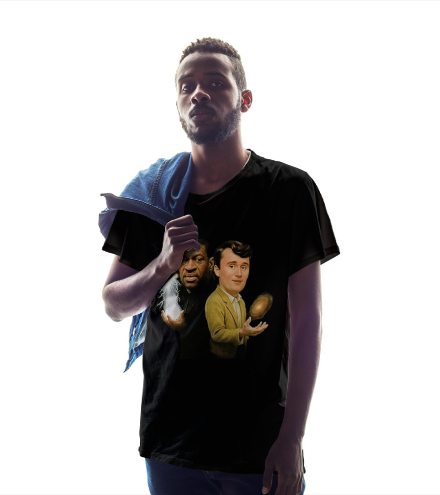 George Floyd And Charlie Kirk Wizard T-Shirt