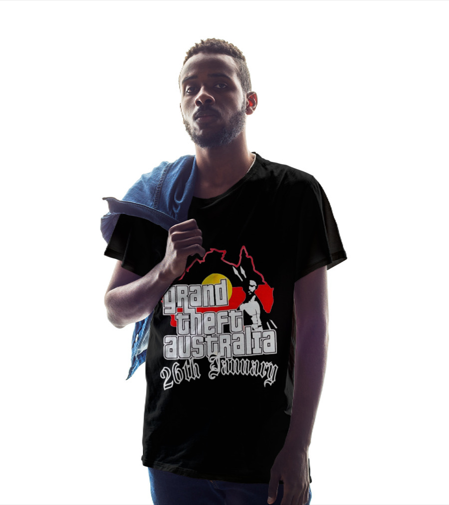 Grand Theft Australia 26th January Map Australian T-Shirt