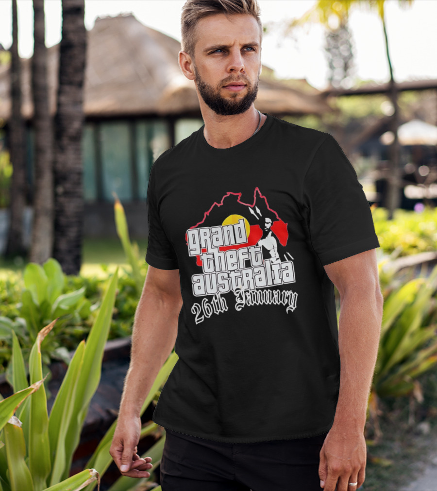 Grand Theft Australia 26th January Map Australian T-Shirt