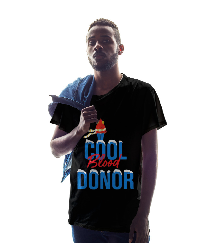 Cool Blood Donor Winter T-Shirt