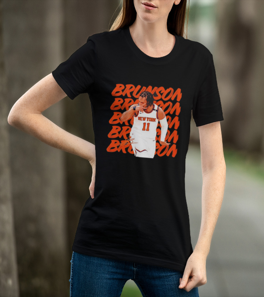 Brunson 11 New York Knicks Basketball Player T-Shirt