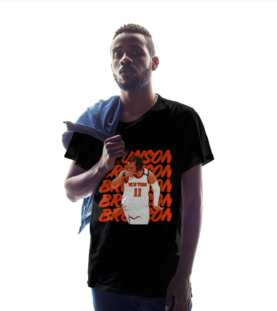 Brunson 11 New York Knicks Basketball Player T-Shirt