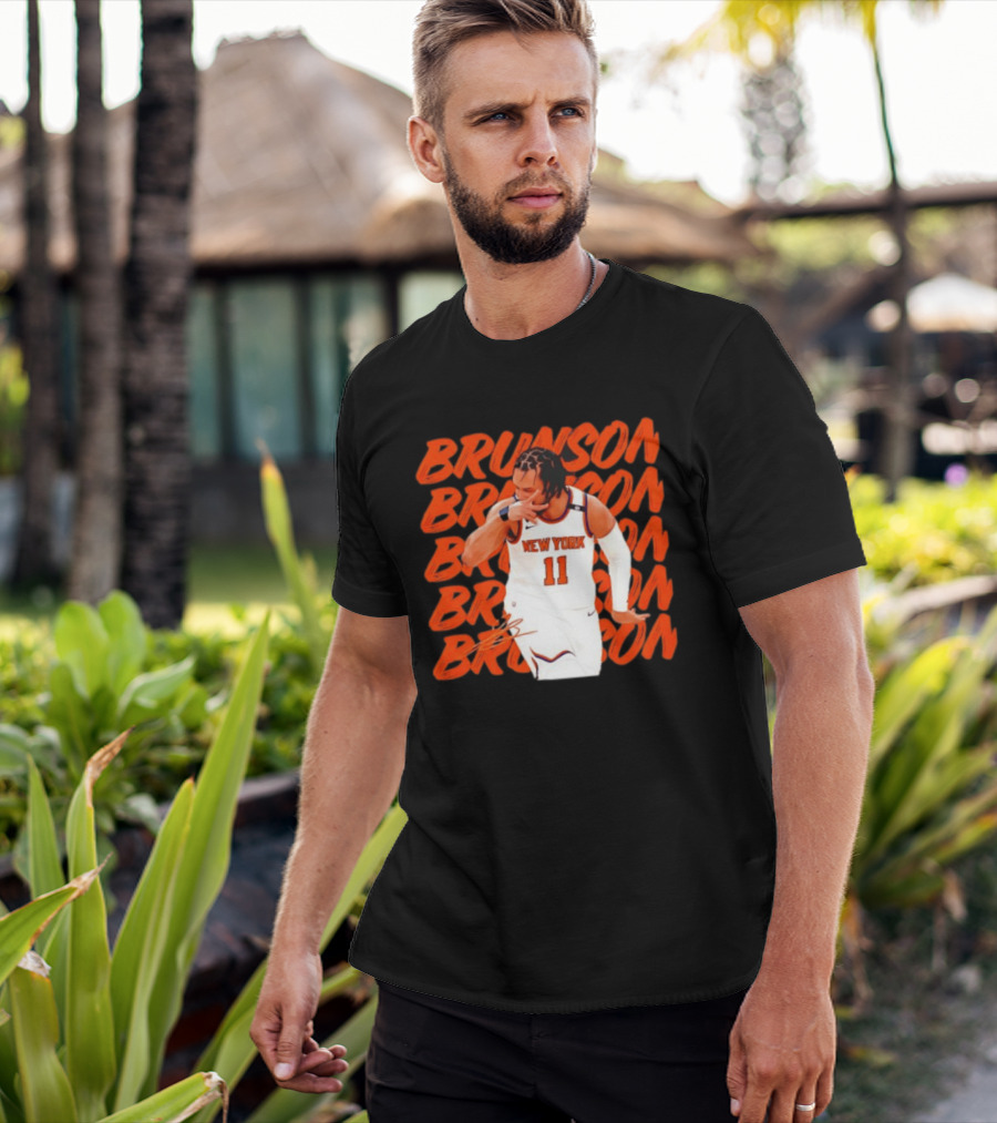 Brunson 11 New York Knicks Basketball Player T-Shirt