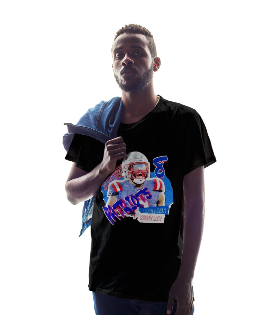 Patriots Ja'whaun Bentley New England 8 Football Superstars T-Shirt