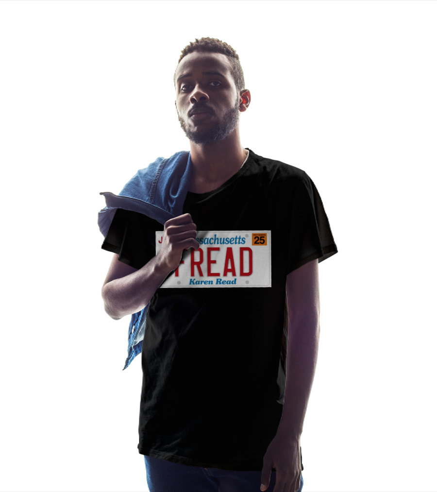 JUN Massachusetts FREAD Karen Read License Plate 25 T-Shirt