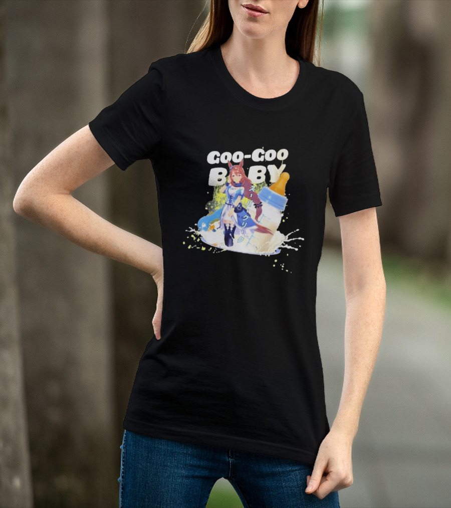Goo Goo Baby Super Creek Uma Musume Pretty Derby Milk Bottle T-Shirt