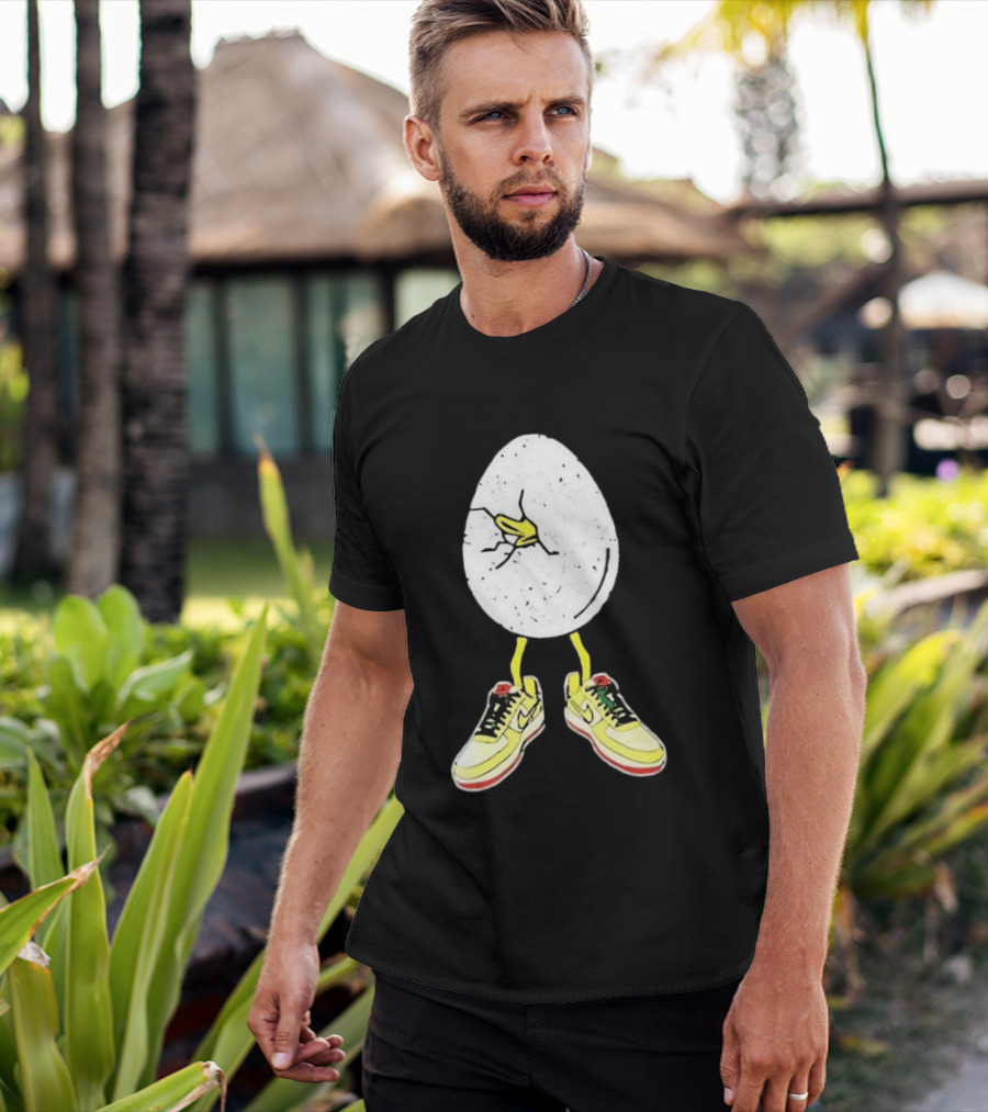 Oregon Football Fit For Flight Go Ducks Egg Cracked Sneakers Retro Nike T-Shirt