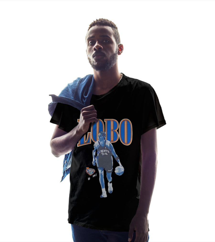 Lobo 50 New York Liberty WNBA Player Basketball T-Shirt