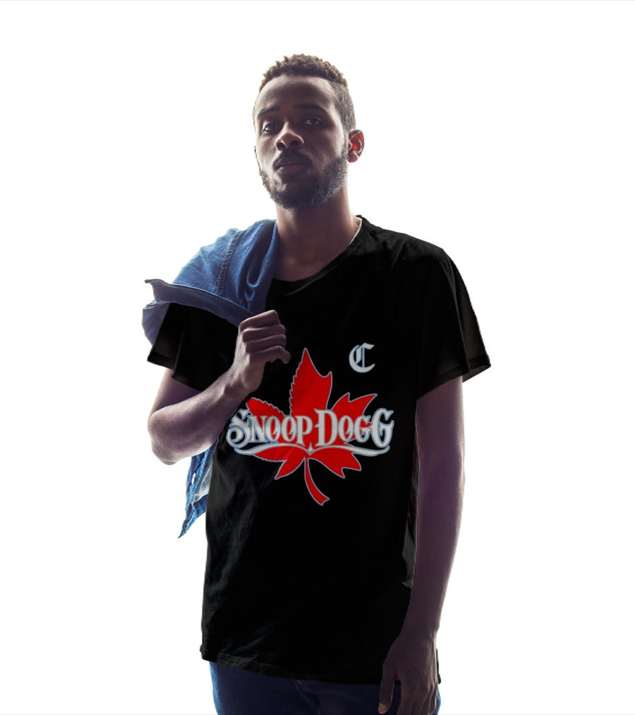 Snoop Dogg 2024 Cali To Canada Tour Schedule Date List Red Maple Leaf T-Shirt